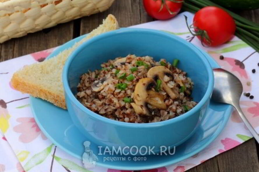 Рецепт гречневая каша с грибами