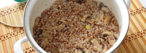 гречневая каша с грибами. Шаг 9