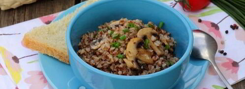 гречневая каша с грибами. Шаг 10