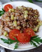 Гречневая каша с кабачком