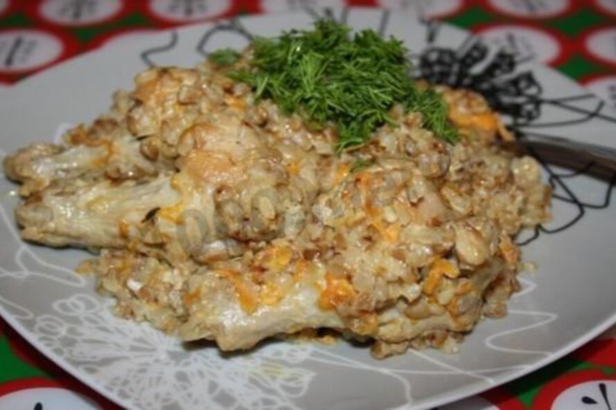 Рецепт гречневая каша с курицей в мультиварке