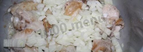 гречневая каша с курицей в мультиварке. Шаг 3