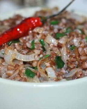 Гречневая каша с овощами