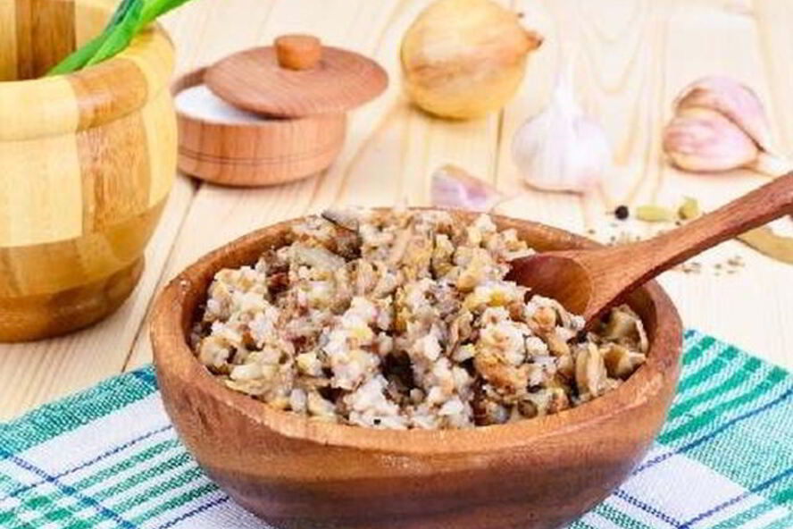 Рецепт каша гречневая с грибами