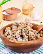 Каша гречневая с грибами