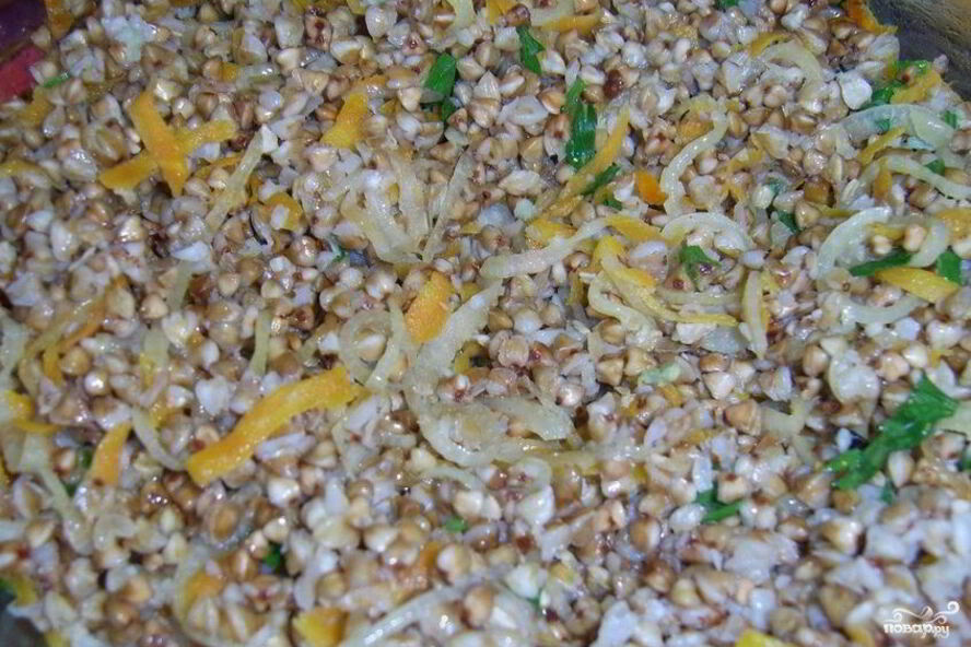Рецепт каша гречневая с луком