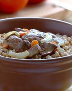 Каша гречневая с печенью