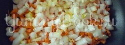 печень с морковью и зеленью и гречка на гарнир. Шаг 8