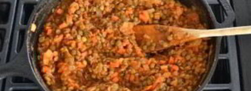 каша чечевица. Шаг 4