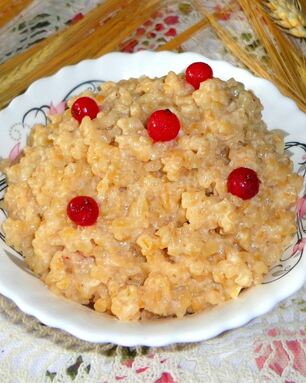 Каша из булгура на молоке