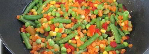 каша из киноа с овощами. Шаг 6