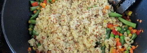 каша из киноа с овощами. Шаг 8