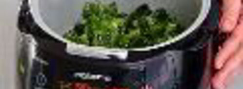 каша из шпината в мультиварке. Шаг 2