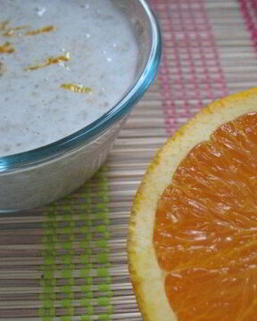 Каша пшенно-апельсиновая
