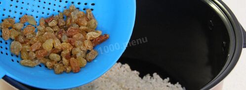 каша рисовая молочная в мультиварке. Шаг 3