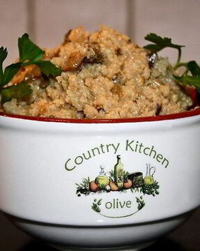 Каша с опятами