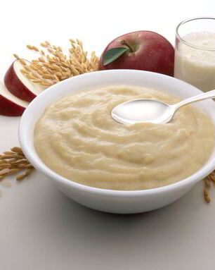 Каша с яблоками