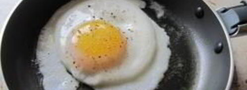 каша злаковая с яйцом и беконом. Шаг 3