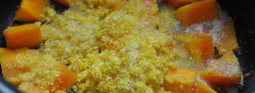 кукурузная каша с тыквой. Шаг 2