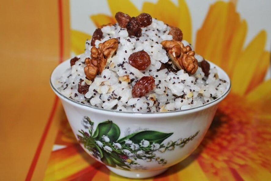 Рецепт кутья из риса на воде