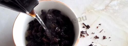 кутья поминальная с изюмом из риса на поминки. Шаг 3