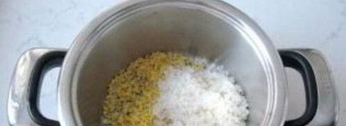 молочная каша из риса и пшена. Шаг 2