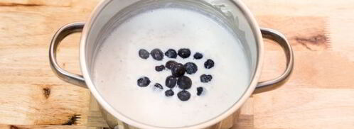 овсяная каша с черникой. Шаг 10