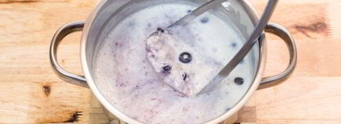 овсяная каша с черникой. Шаг 11