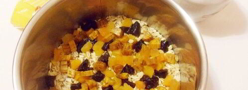 овсяная каша с сухофруктами. Шаг 4