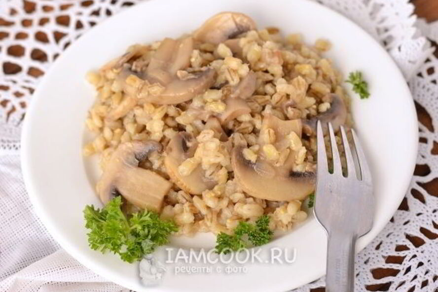 Рецепт перловка с грибами в мультиварке