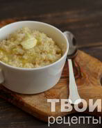 Пшеничная каша на молоке