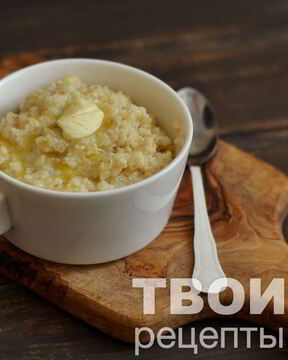 Пшеничная каша на молоке