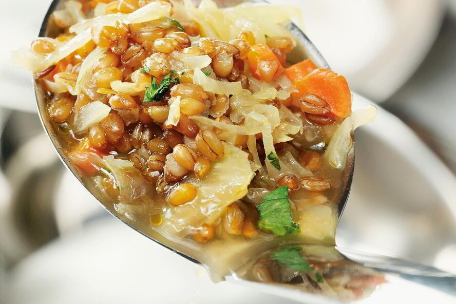 Рецепт пшеничная каша с капустой и морковью