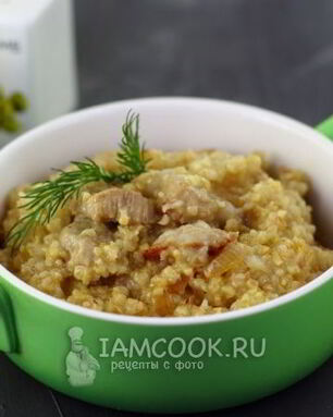 Пшеничная каша с мясом