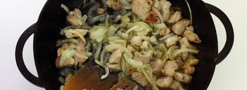 пшеничная каша с мясом. Шаг 8