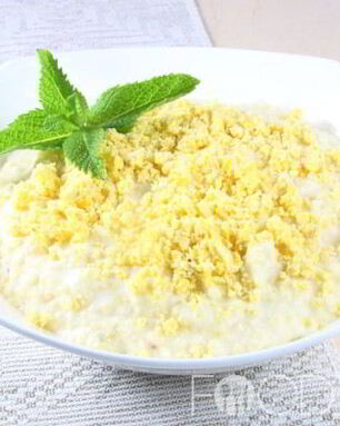 Пшенная каша с творогом