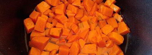 рисовая каша с тыквой в мультиварке. Шаг 2