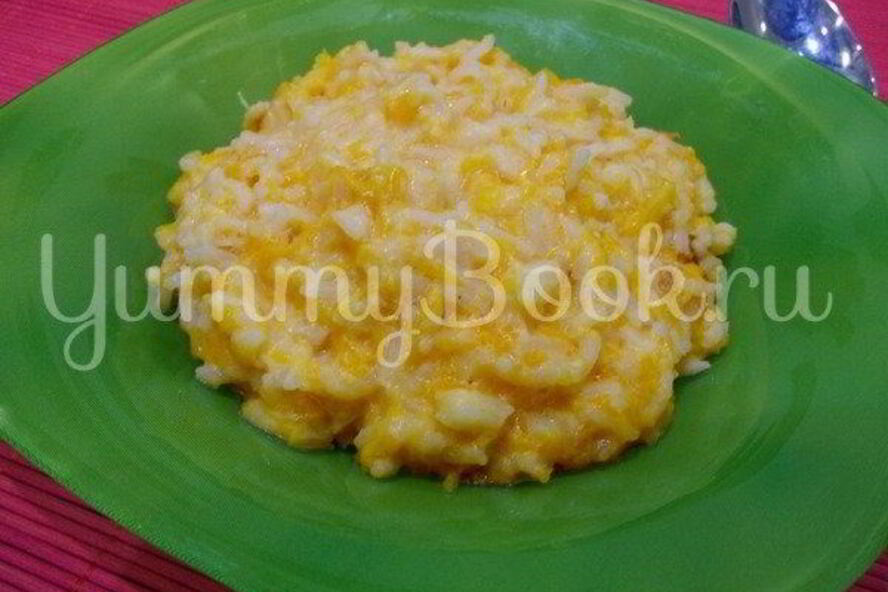 Рецепт тыквенная каша с рисом и молоком