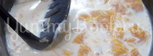 тыквенная каша с рисом и молоком. Шаг 3