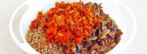 ячневая каша с грибами в пароварке. Шаг 9