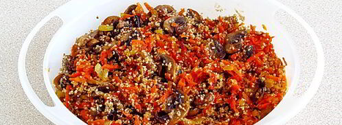 ячневая каша с грибами в пароварке. Шаг 10