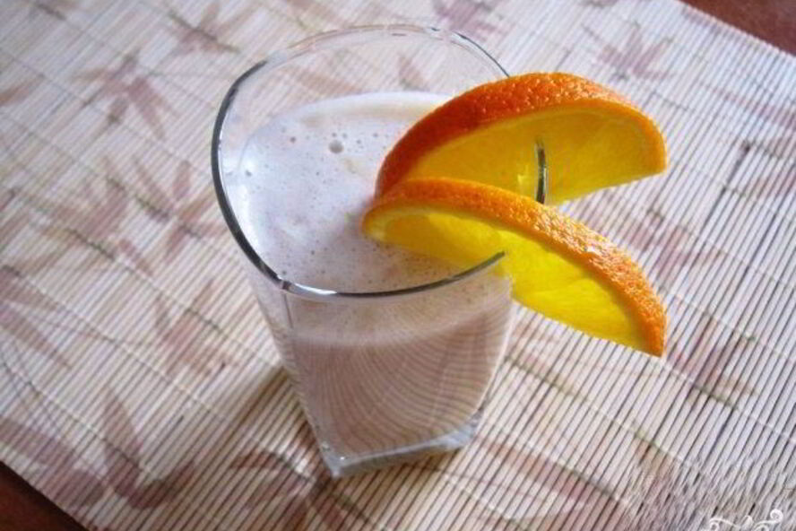 Рецепт бананово-апельсиновый коктейль