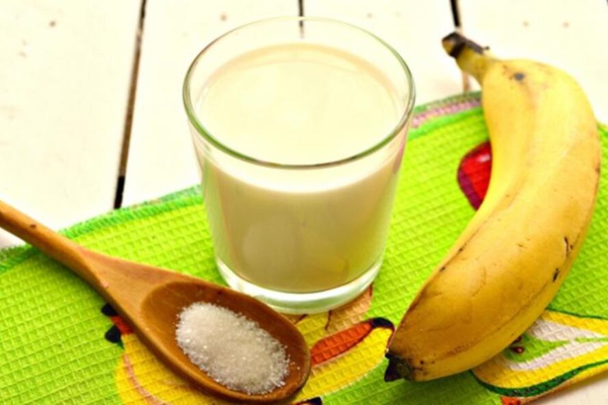 Рецепт банановый коктейль