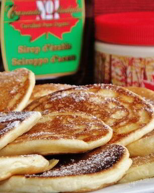 Блинчики с кленовым сиропом