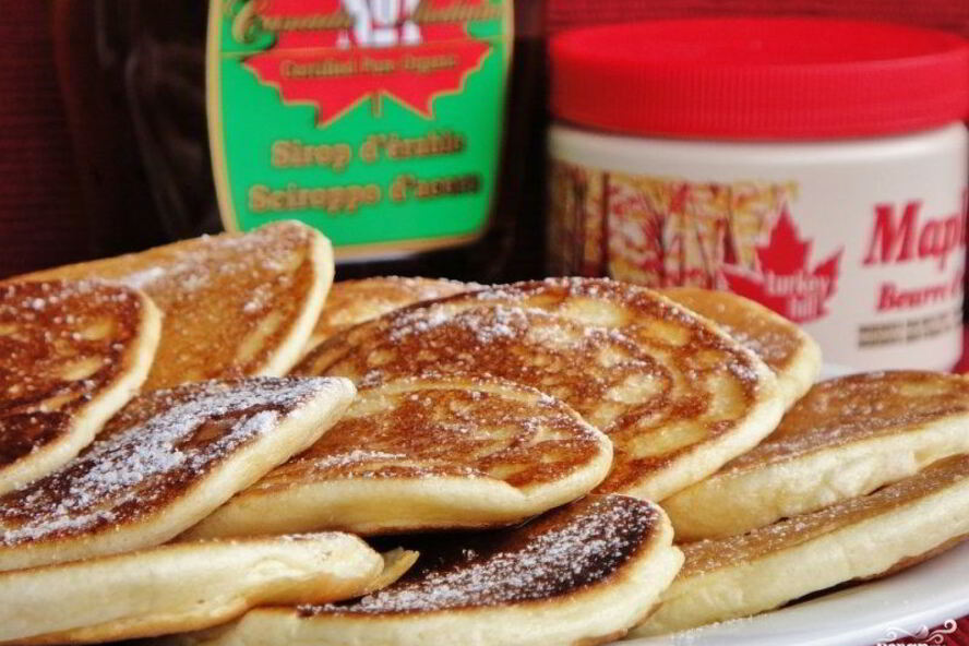 Рецепт блинчики с кленовым сиропом