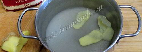 чай каркаде с имбирем. Шаг 3