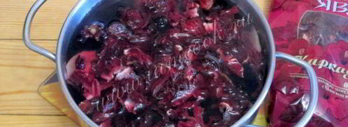 чай каркаде с имбирем. Шаг 5