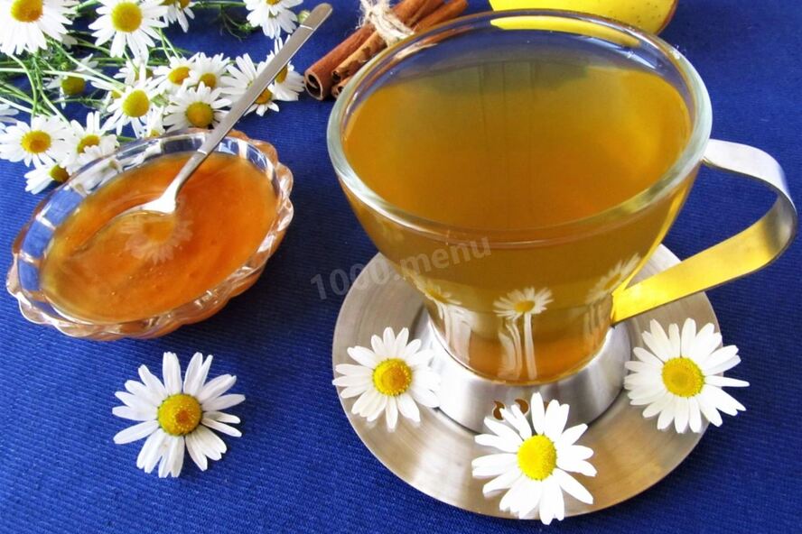 Рецепт чай по-швейцарски с ромашкой