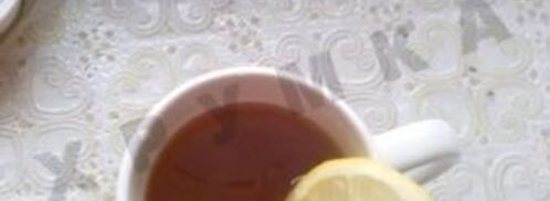 чай с имбирем, лимоном и яблоками. Шаг 9