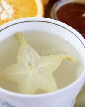 Чай с карамболой, имбирем и лимоном